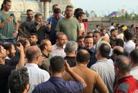 بازدید میدانی مسرور از محل آتش‌سوزی در منطقه آزاد انزلی